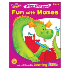 Fun with Mazes Wipe-Off Book, 28 pgs
