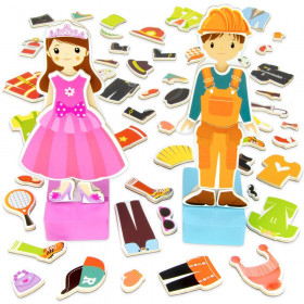 Zoey & Joey Magnetic Dress-up Playset