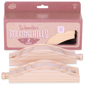 Rolling Hills Wooden Track -  2-pack