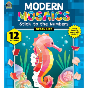 Ocean Life Modern Mosaics Stick to the Numbers