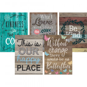 Home Sweet Classroom Posters, 13-3/8" x 19", Set of 5