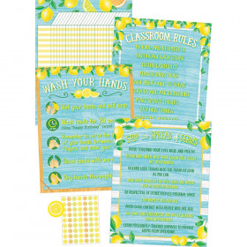 Lemon Zest Classroom Essentials Chart Pack