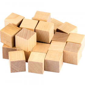 STEM Basics: Wooden Cubes - 25 Count