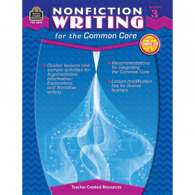 Nonfiction Writing for the Common Core (Gr. 3)