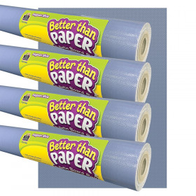 Teacher Created Resources Calming Blue Better Than Paper Bulletin Board  Roll, 4' x 12', Pack of 4