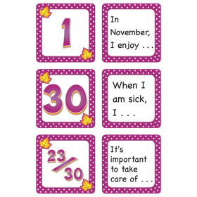 November Polka Dots Calendar Days/Story Starters