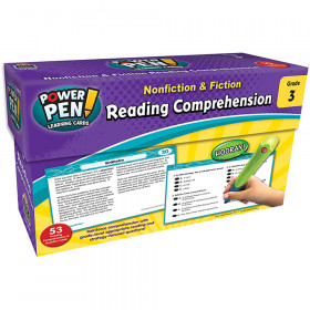 Power Pen? Learning Cards: Nonfiction & Fiction Reading Comprehension (Gr. 3)