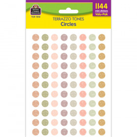 Terrazzo Tones Circles Mini Stickers Valu-Pak, Pack of 1144
