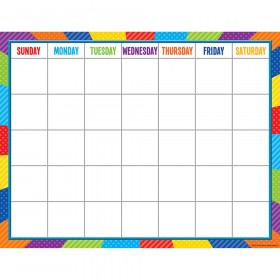 Playful Patterns Calendar Chart, 22" x 17"