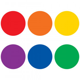 Spot On Colorful Circles Carpet Markers, 7"