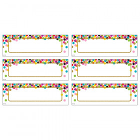 Confetti Labels Magnetic Accents