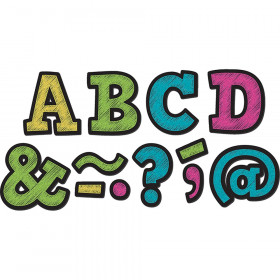Chalkboard Brights Bold Block 2" Magnetic Letters