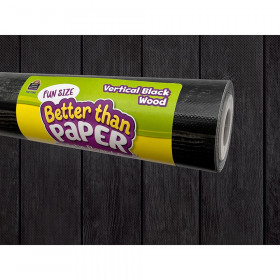 Fun Size Better Than Paper Bulletin Board Roll Vertical Black Wood