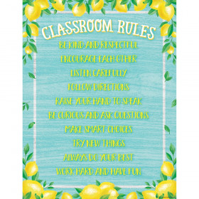 Lemon Zest Classroom Rules Chart