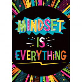 Mindset Is Everything Positive Poster, 13-3/8" x 19"