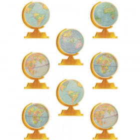 Travel The Map Globes Accents, Pack of 30