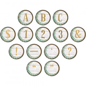 Eucalyptus Circle Letters, 216 Pieces