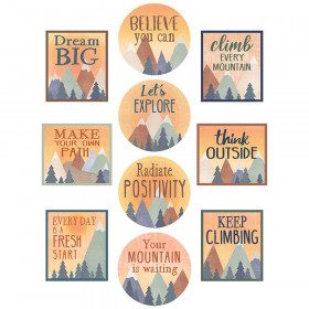 Moving Mountains Positive Sayings Accents, Pack of 30