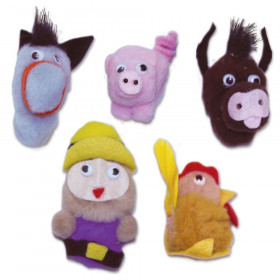 Old MacDonald's Farm Monkey Mitt Set, 5 characters