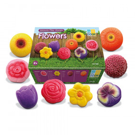 Sensory Play Stones - Flowers, Set of 8