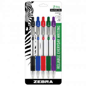 Z-Grip Mini Ballpoint Pens, 5-pack