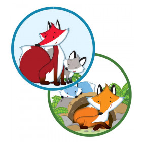 Playful Foxes Two-Sided Decoration