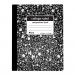 Composition Notebook, 100 Page, College Ruled, Black Marble - CLI22022 | C-Line Products Inc | Note Books & Pads