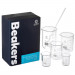 5-pack Glass Beakers 50-600mL