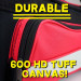 20 Inch Red 600HD Tuff Cloth Canvas Duffel Bag