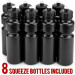 8-Bottle Carrier with 8 Water Bottles