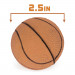 6 Mini Basketballs, 2.5"