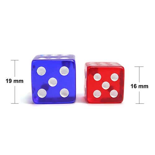 Rounded Corner 19mm Green Dice