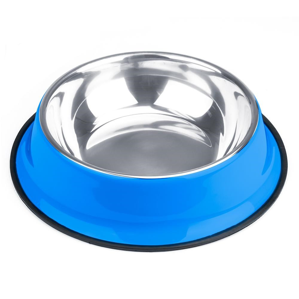 40oz. Blue Stainless Steel Dog Bowl