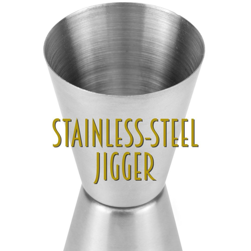 3PCS Double Jigger & Cocktail Jiggers Stainless Steel 1 Ounce X 2 Ounc –  Advanced Mixology