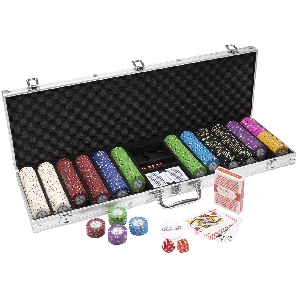 600Ct Claysmith Gaming "Bluff Canyon" 13.5 Gram Clay Composite Chip Set in Aluminum Case