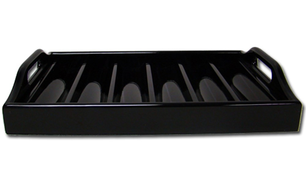 500 Ct Claysmith Gaming "Desert Heat" 13.5 Gram Clay Composite Chip Set in Black Mahogany Glossy Case