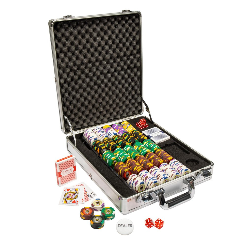 500 Claysmith Case King's Casino Poker Chip Set