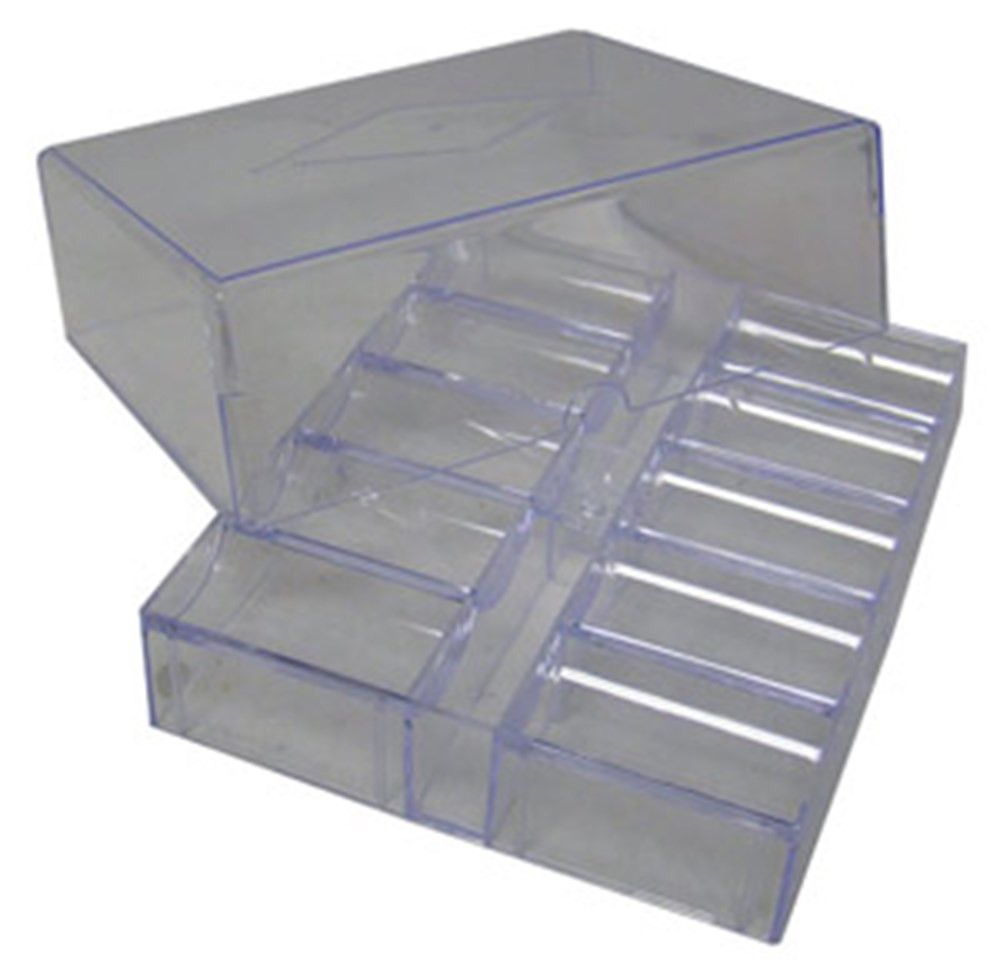 200 Ct - Pre-Packaged - Striped Dice 11.5G - Acrylic Tray