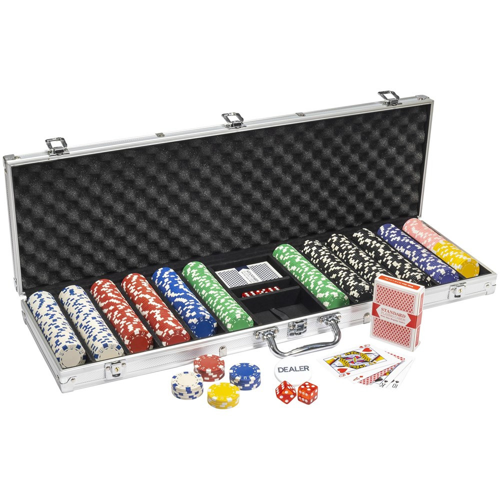 600 Ct - Pre-Packaged - Striped Dice 11.5 G - Aluminum