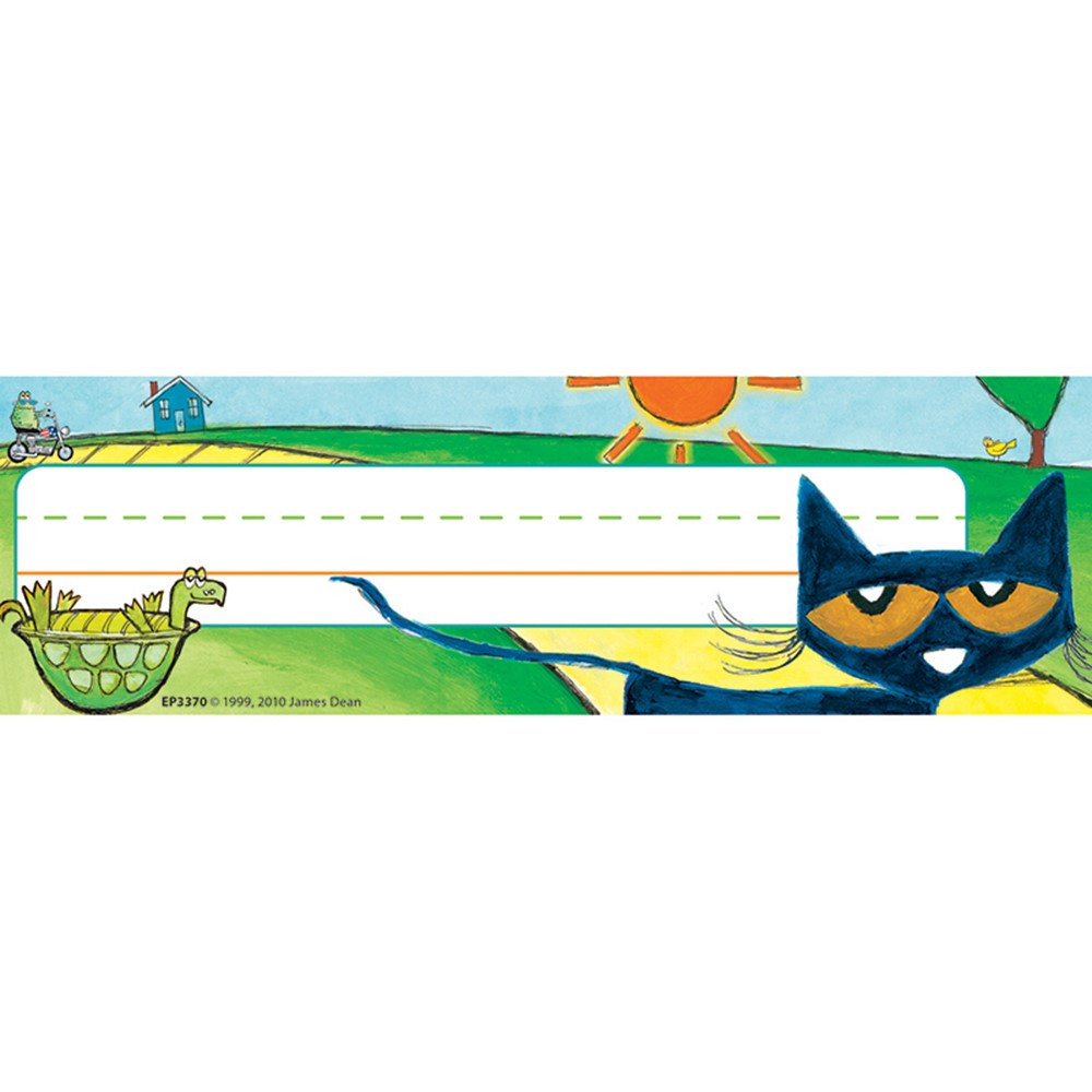 Pete the Cat Nameplates - EP-3370 | Teacher Created Resources | Name Plates