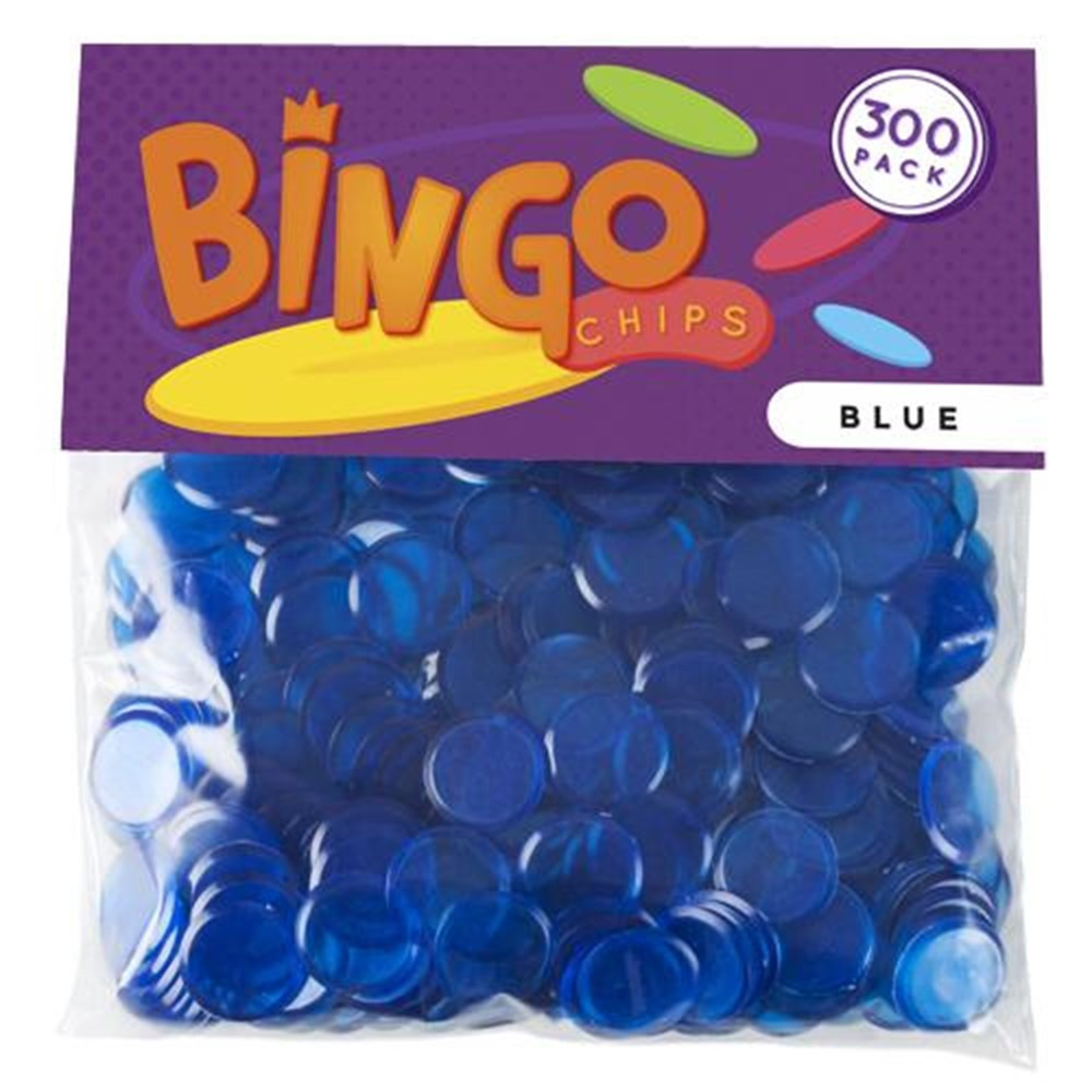 300 Pack Blue Bingo Chips