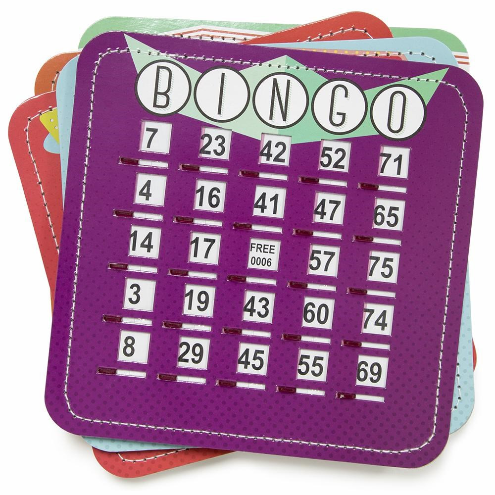 EZ Clear Shutter Bingo Cards, Pack of 25