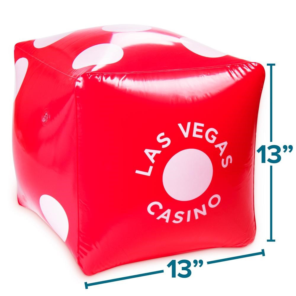 Inflatable Casino Dice, 2-pack