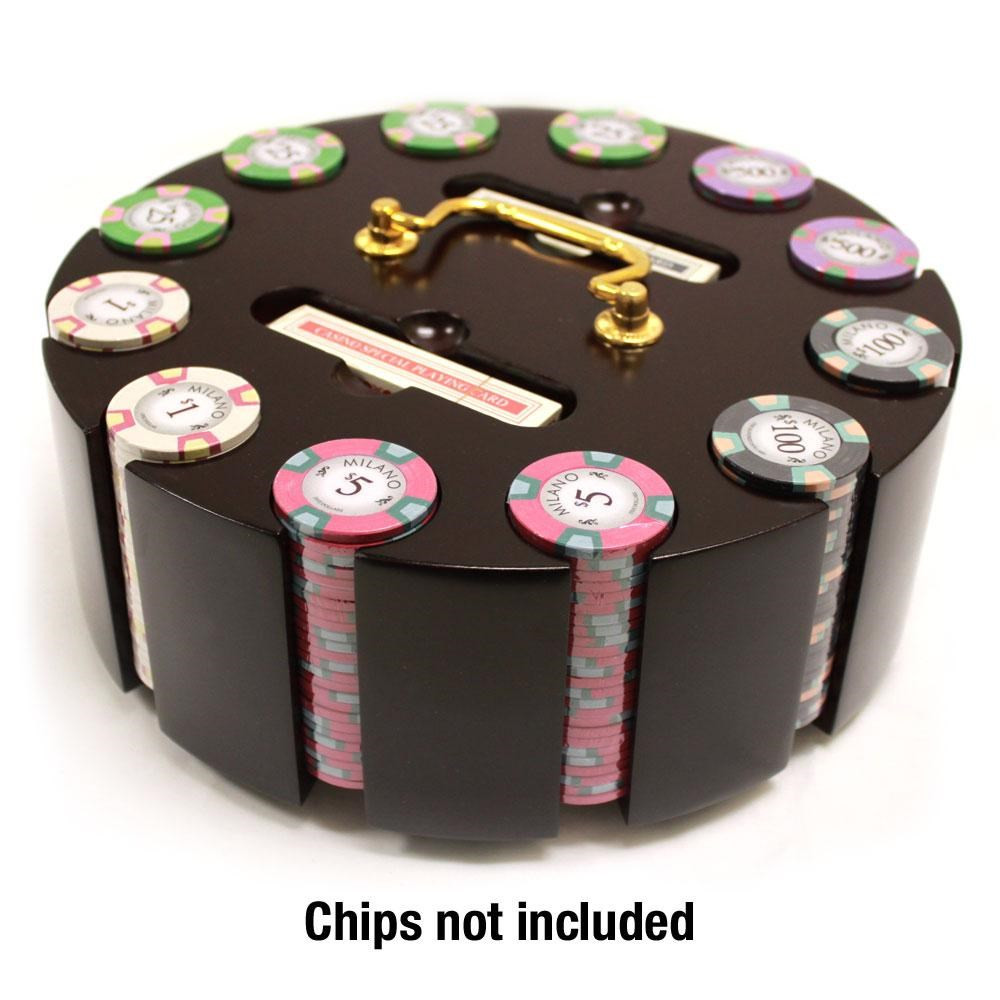 300 Ct Wooden Carousel Case with Lid