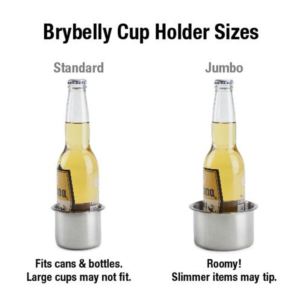 Jumbo Stainless Steel Drop in Cup Holder