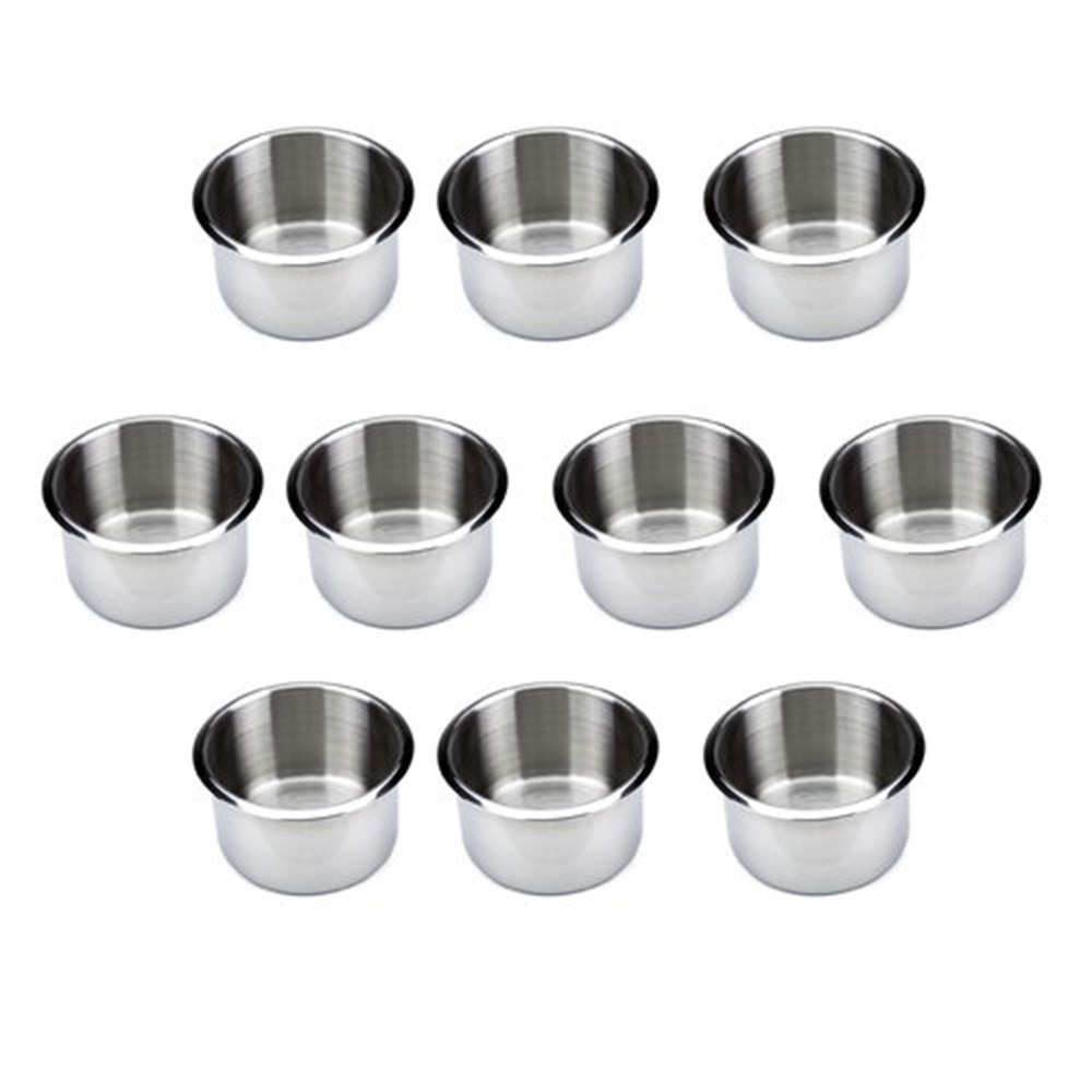 Stainless steel drop-in cup holders – Trique Mfg