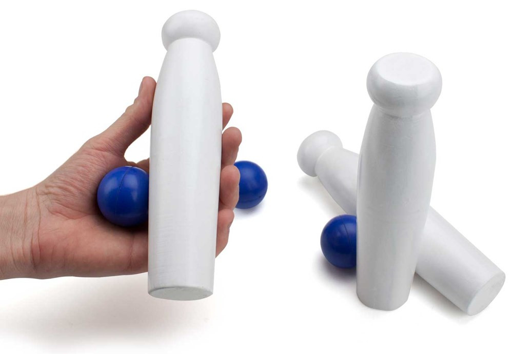 Milk Bottle Toss Carnival Game with 3 Balls