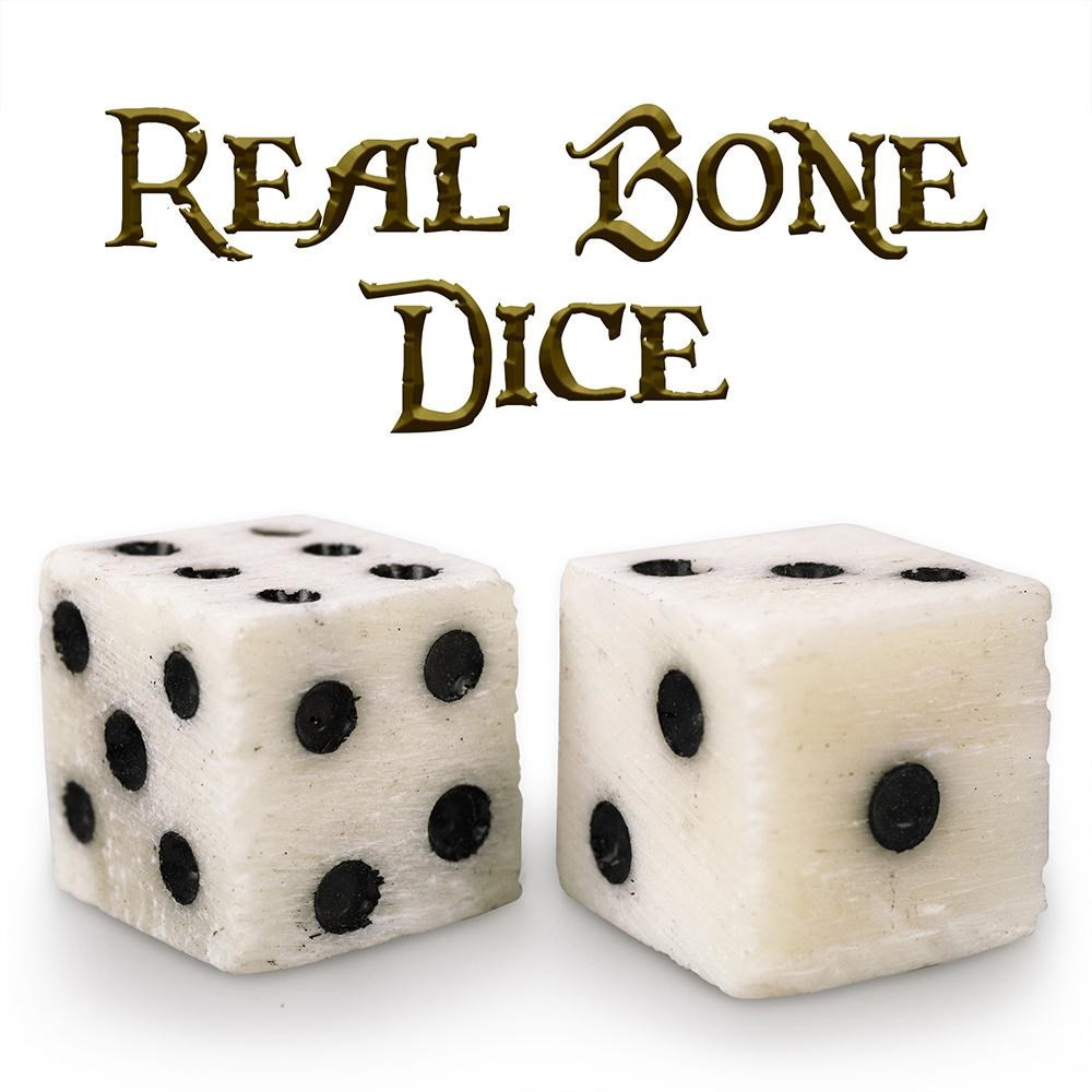 Standard Bone Dice 5-pack