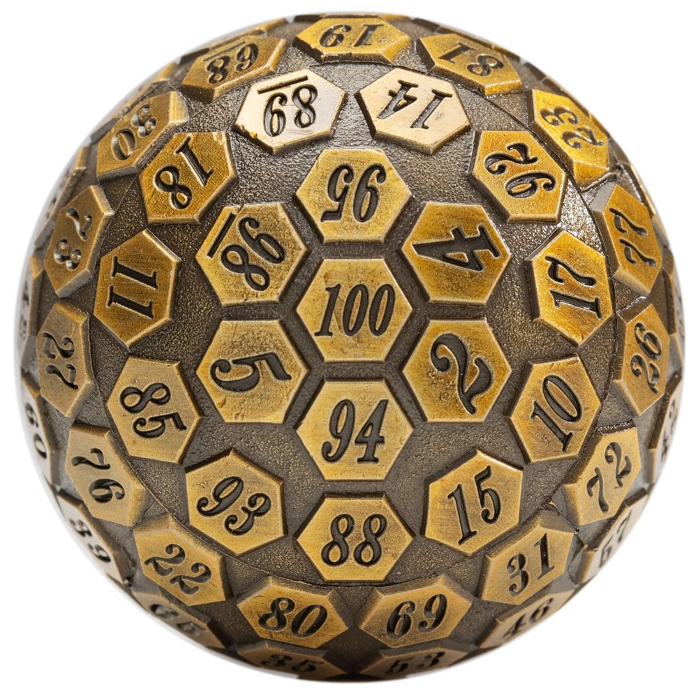 Orb of Predestined Fate d100, Ancient Gold