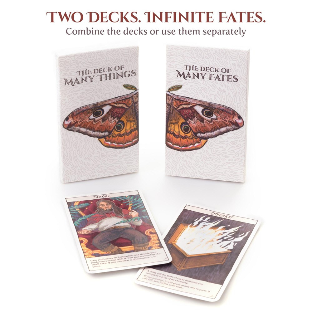 The Decks of Many Things and Many Fates